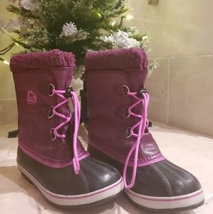 Sorel waterproof Winter Boots Purple Pink …
